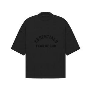 Fear of God Essentials Arch Logo Tee - Jet Black