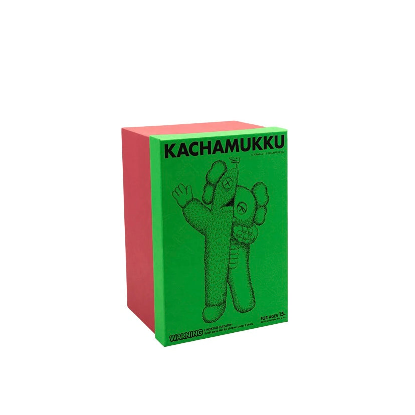 KAWS KACHAMUKKU Vinyl Figure -Green/Red – Cop Garden Online