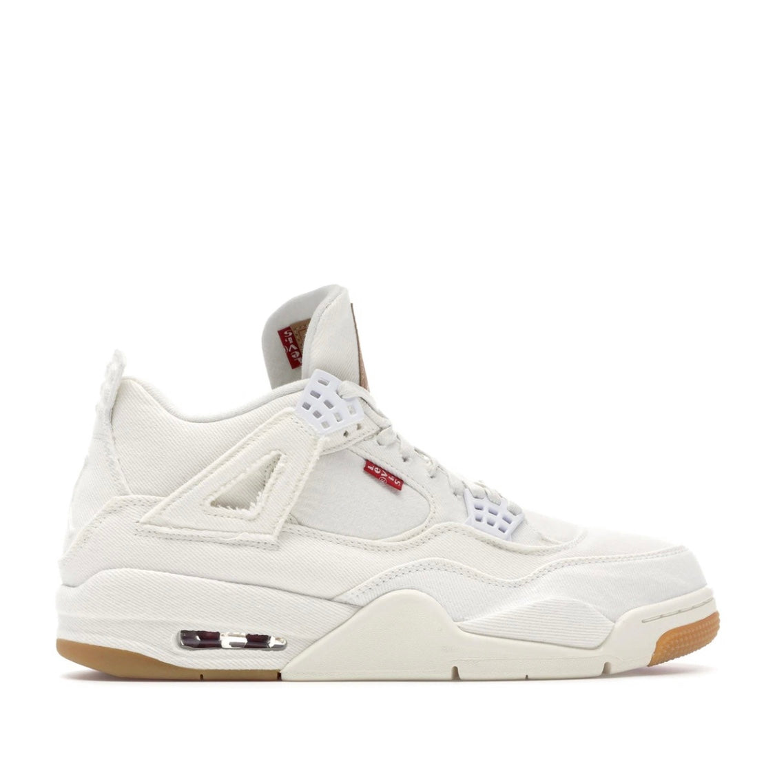 levi's x nike air jordan 4 retro white denim