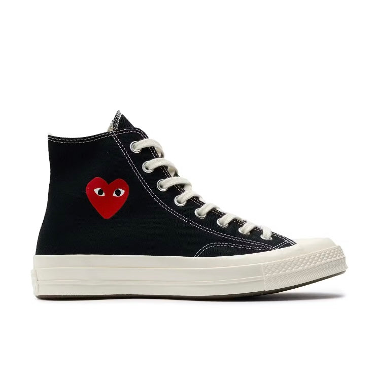 Converse Chuck Taylor All Star 70 Hi - Comme des Garcons PLAY Single Heart Black