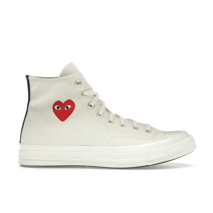 Converse Chuck Taylor All Star 70 Hi - Comme des Garcons PLAY Single Heart Milk