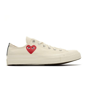 Converse Chuck Taylor All Star 70 Ox - Comme des Garcons PLAY Single Heart Milk