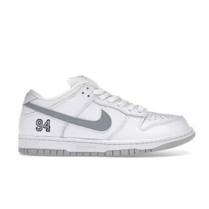 Nike SB Dunk Low - Supreme 94 White Metallic Silver
