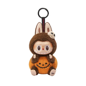 Pop Mart Labubu Halloween Party Series - Sitting Pumpkin Vinyl Plush Pendant