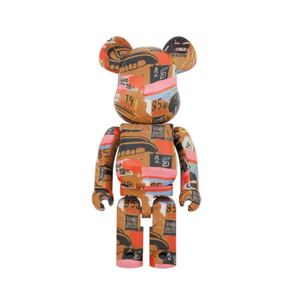 Bearbrick Andy Warhol x JEAN-MICHEL BASQUIAT #2 1000%