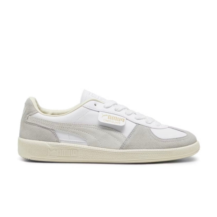 Puma Palermo Leather - Puma White Cool Light Gray Sugared Almond