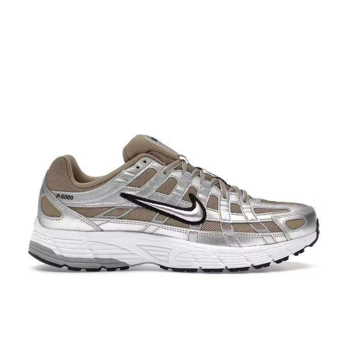 Nike P-6000 - Khaki Metallic Silver