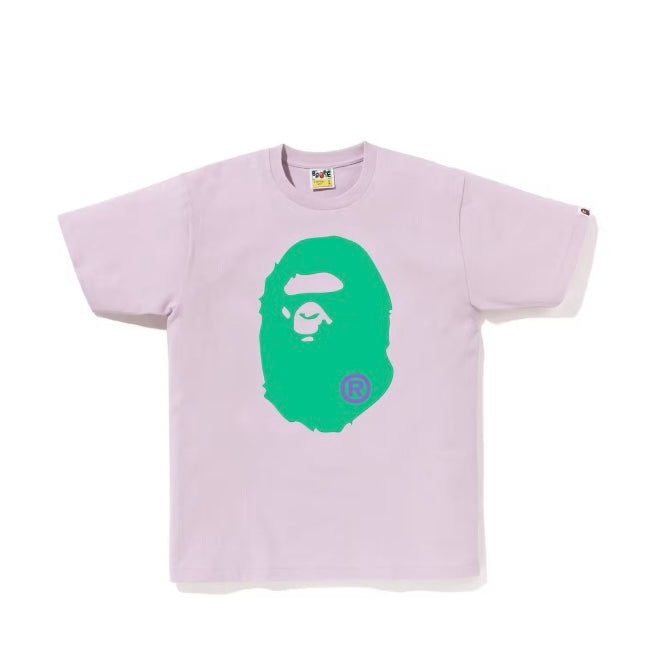 Bape Colors Big Ape Head Tee (SS23) - Purple