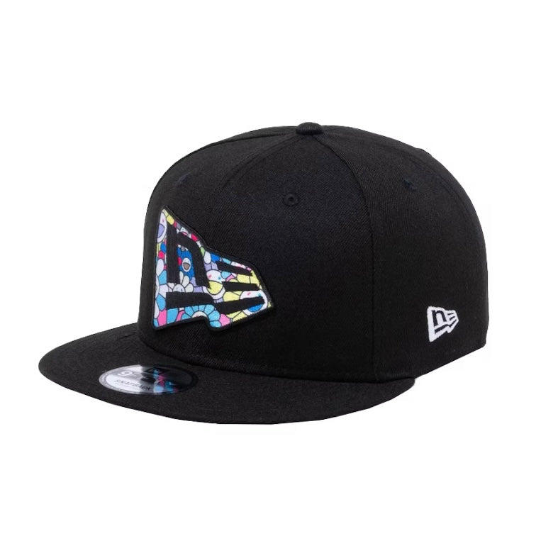 New Era X Takashi Murakami Flag 9Fifty Hat - Black Rainbow