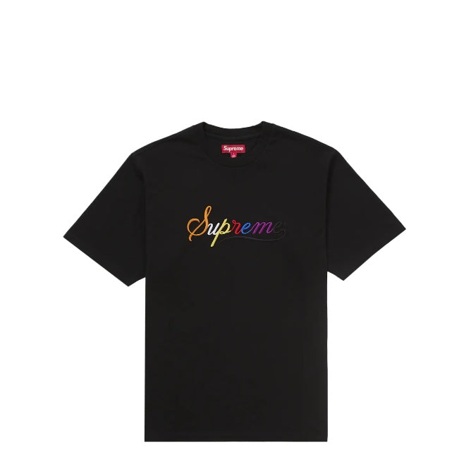 Supreme Cursive S/S Top - Black