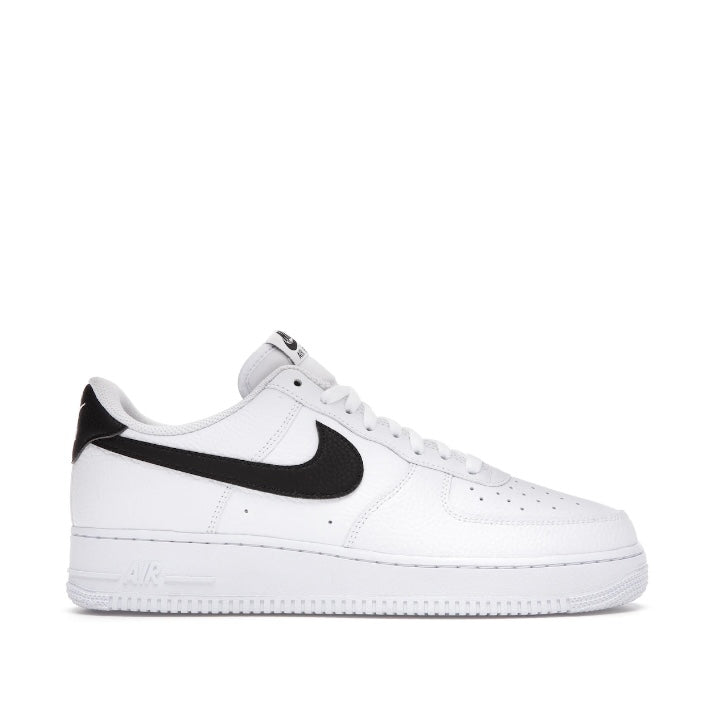 Air Force 1 Low '07 - White Black Pebbled Leather