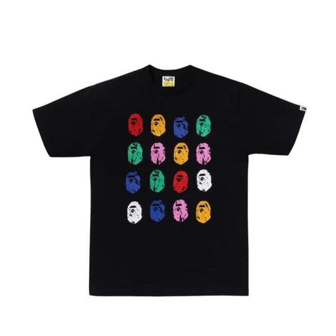 BAPE A Bathing Ape 32nd Anniversary Ape Head Tee - Black