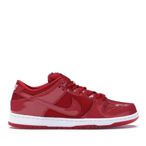 SB Dunk Low - Red Patent Leather