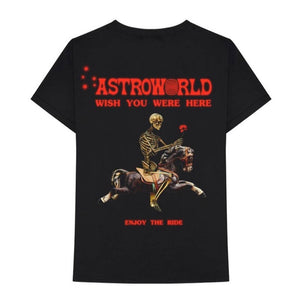 Travis Scott Tee - Astroworld Enjoy The Ride Black
