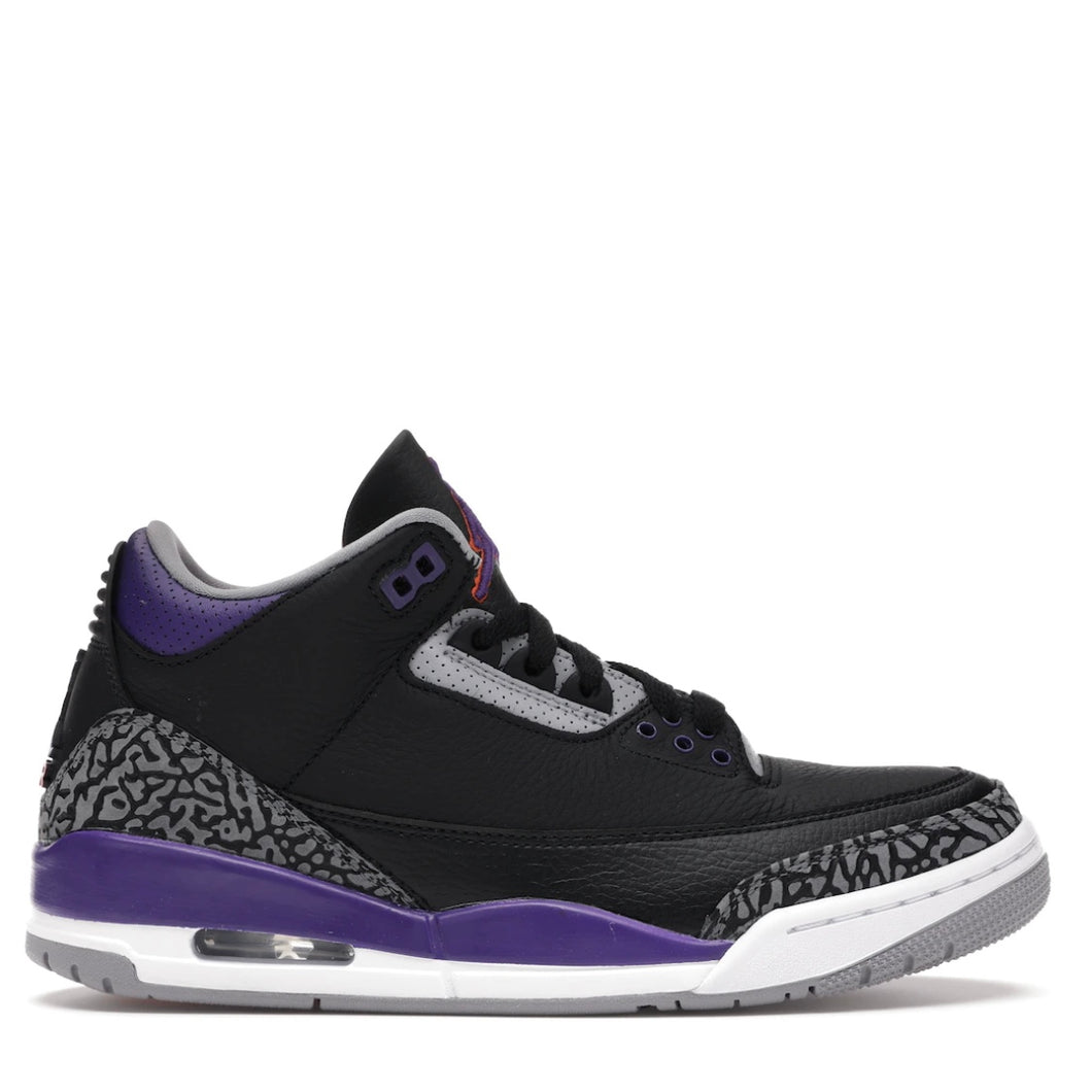 Jordan 3 Retro - Black Court Purple
