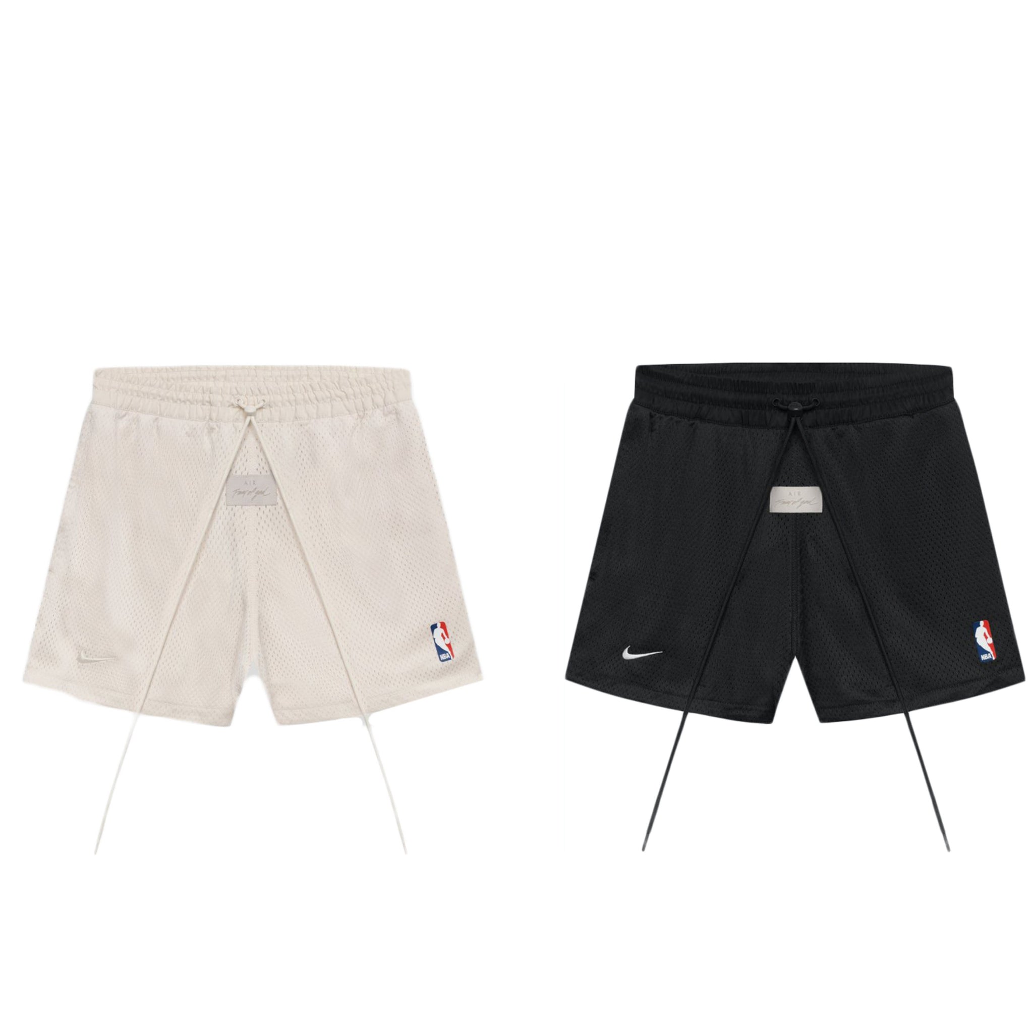 Nike x Fear of God x NBA Basketball Shorts FOG Brand New Sail/Cream Sz  Small
