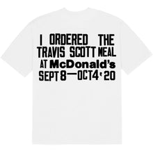 Load image into Gallery viewer, Travis Scott x McDonald’s x CPFM Tee - CJ Burger Mouth White
